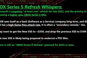 Xbox Series S 2022 款爆料：升级为 6nm 制程芯片，计算单元更多